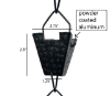 Picture of Rain Chains by JASINC Castle Square Rain Chain Black 8.5 ft JAS2003BLK