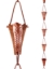 Picture of Rain Chains by JASINC Pure Copper Leaf Rain Chain 8.5 ft JAS8002C
